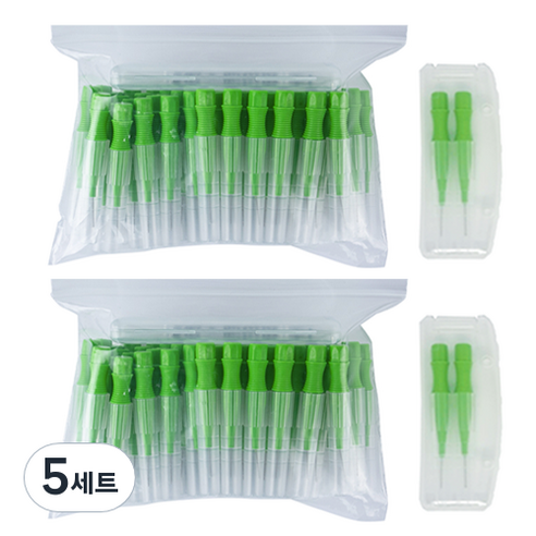 다덴 치간칫솔i형 1번 100개입 SSS 0.7mm, 5박스 다덴 치간칫솔i형 1번 100개입 SSS 0.7mm, 5박스