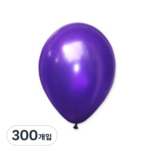 파티팡 라운드 풍선 30cm, 펄 퍼플, 300개입