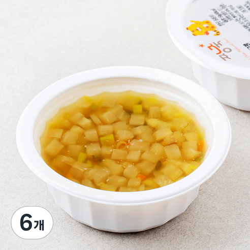 짱죽 맑은대구탕, 혼합맛(대구), 150g, 6개