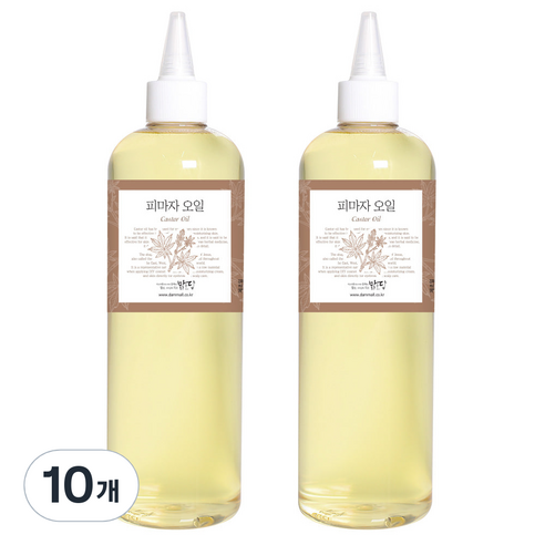 피마자 바디오일, 500ml, 10개