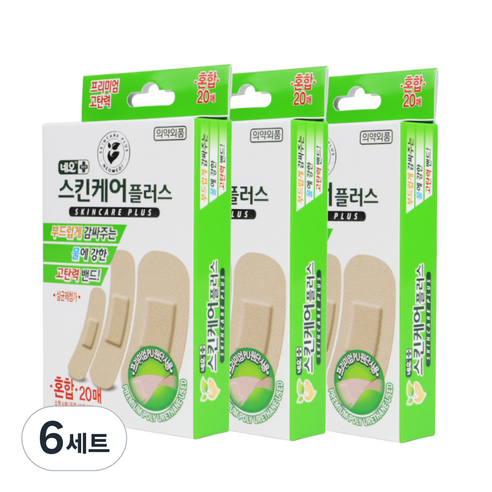 네오메디제약 스킨케어플러스 혼합 20p, 6세트