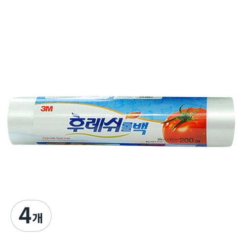 쓰리엠 후레쉬 롤백 30 x 40 cm, 대(L), 200개입, 4개
