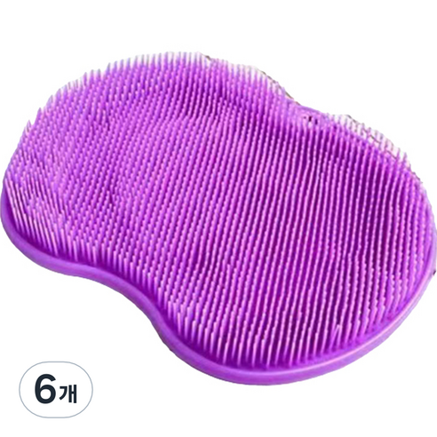 신신살롱 간편하고 쉬운 발세척 매트 바이올렛 30 x 25 cm, 1개입, 6개