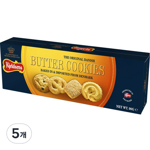 켈슨 데니쉬 버터쿠키, 90g, 5개