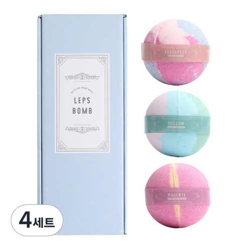 랩스밤 바스밤 부다페스트 + 멜로우 + 마젠타 + 빈티지 블루박스 세트, 4세트