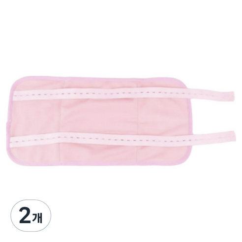 산이내린 캐스터 오일팩 랩 복부용 핑크, 2개