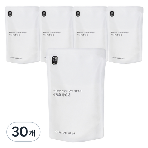 생활공작소 세탁조 크리너, 450g, 30개