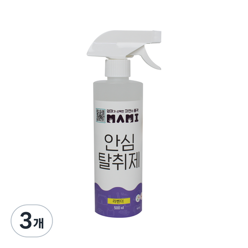 마미케어 탈취제 라벤더향, 500ml, 3개