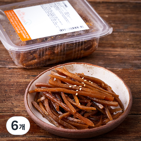 더반찬 우엉채 볶음, 80g, 6개