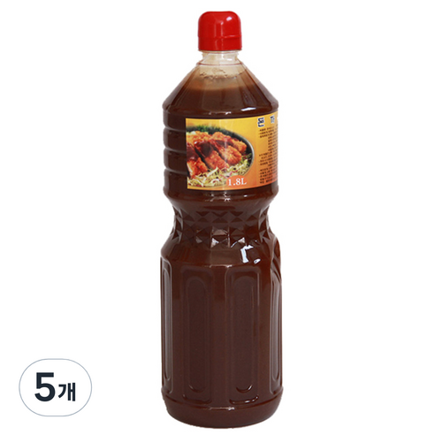 딜리셔스마켓 돈까스 소스, 2kg, 5개