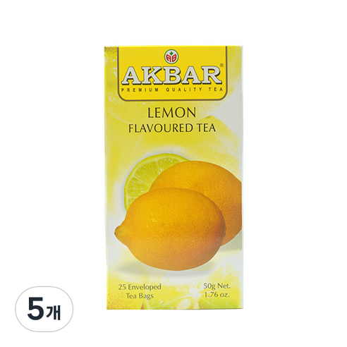 아크바 레몬향 홍차, 2g, 25개입, 5개