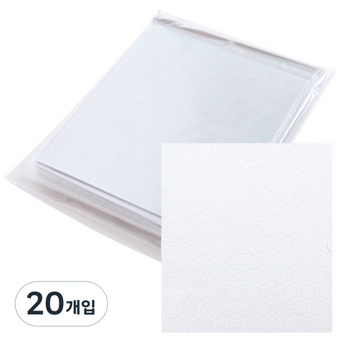 파티팡 스폰지닷 100p, 화이트, 20개입
