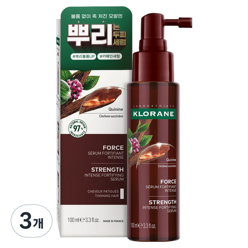 클로란 퀴닌 두피 안티에이징 앰플 세럼, 100ml, 3개