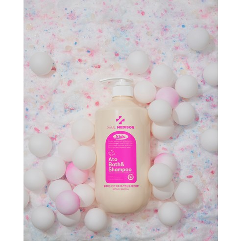 어린이의 건강한 피부를 위한 믿을 수 있는 클렌징과 진정 효과