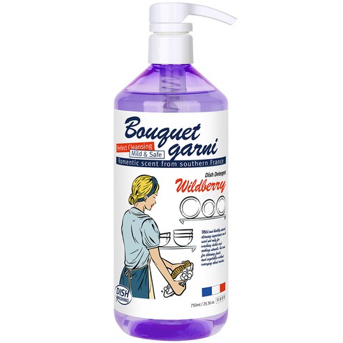 부케가르니 에코 1종 주방세제 와일드베리, 750ml, 1개