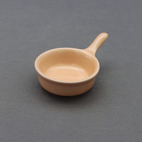 달소금 귀여운 손잡이 소스볼 7 x 10.5 x 3 cm, 피치(유광), 1개