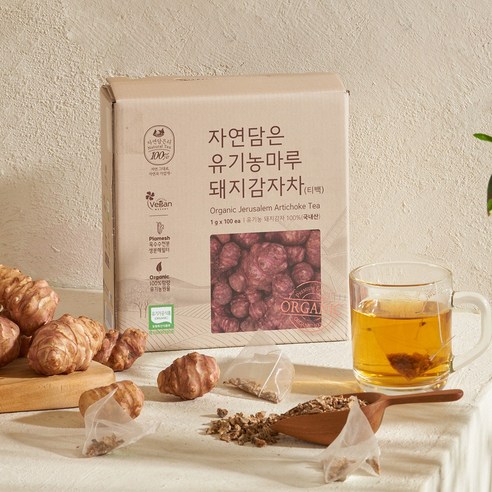 건강한 한 잔의 힐링, 유기농마루 돼지감자차 티백