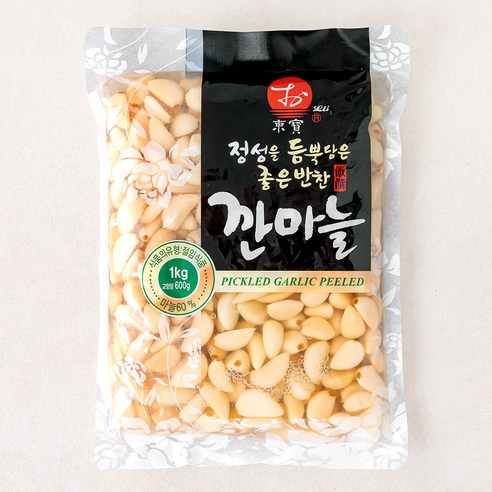 동보식품 정성을 듬뿍담은 좋은반찬 깐마늘, 1kg, 1개