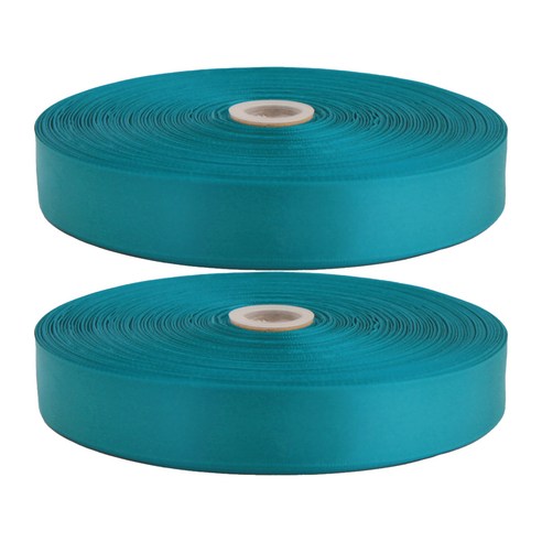 아이엔피 공단리본 25mm 2p, 청녹색(25A128), 90m