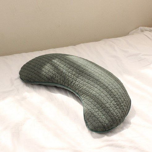 그린앤아트 하늘 운두 100수 피그먼트 메밀베개, 다크그린