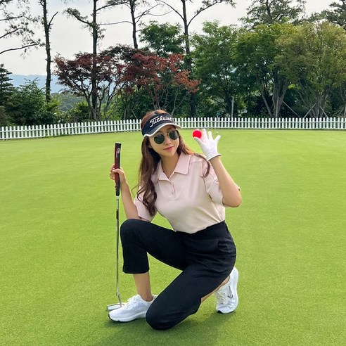 골프티셔츠 피핀 여성용 골프 앵 일상 심볼 카라 티셔츠 109875 Best Top3