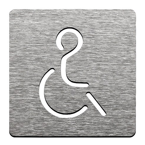 디자인 아크릴 장애인용 화장실 표지판 GPR001