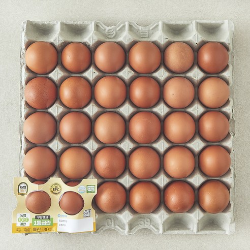 농협 EPC 무항생제 인증 1등급 특란 1.8kg, 1개, 30구