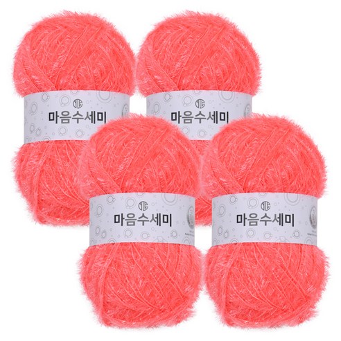 브랜드얀 마음 수세미 뜨개실 4p, 11 맘보