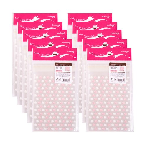 금홍팬시 포장 봉투 미니A 15p, 화이트, 10개