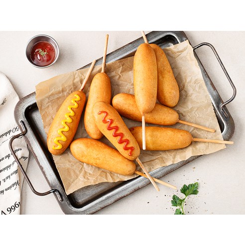 맛있고 편리한 오뚜기 실쏙 핫도그로 입맛을 만족시키세요.