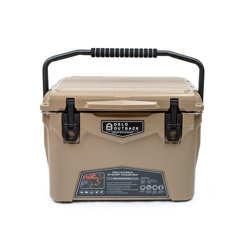 오슬로 아웃백 쿨러박스 20QT, 18.9L, 샌드