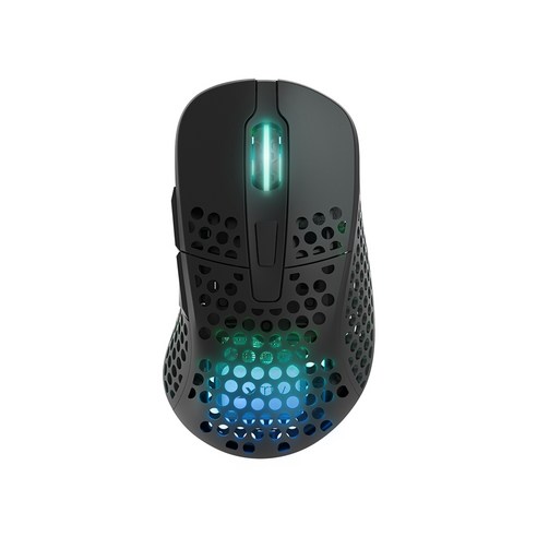 xtrfy M4 Wireless 초경량 게이밍 마우스 M4W-RGB-BLACK, 블랙