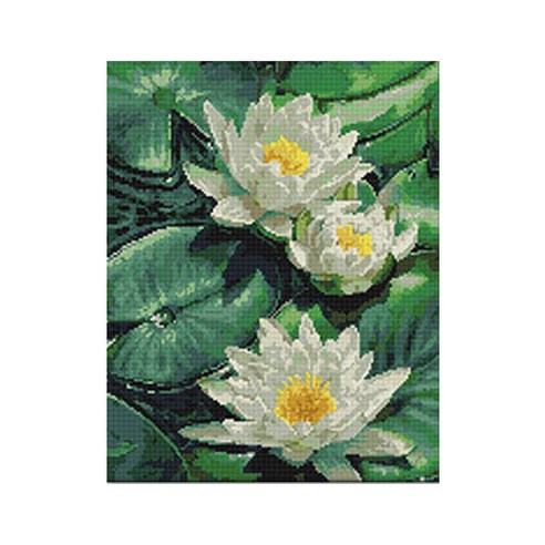 코쿼드 DIY 액자형 보석십자수 세트 40 x 50 cm, DP611 소원, 1세트