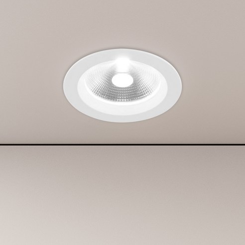 원하 DS 알로야 COB 다운라이트 20W 플리커프리 15.2cm, 화이트 + 주광색(5700K), 1개