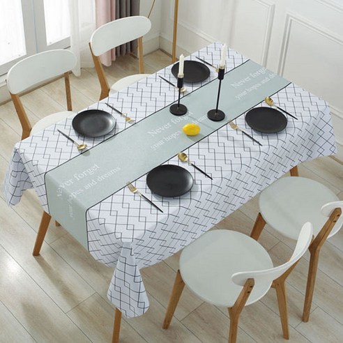 주방 인테리어 포인트 테이블보, 11, 90 x 90 cm