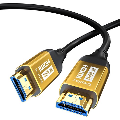 엠비에프 광 HDMI 2.1 8K 60Hz 장거리 AOC 케이블 MBF-8KHDMI 모니터케이블, 1개, 10m