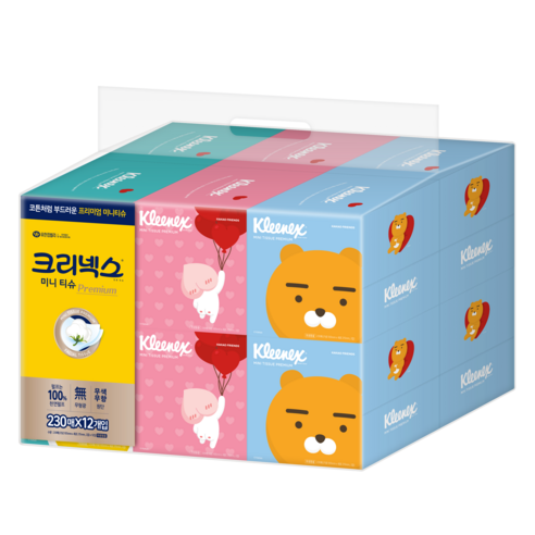 부드러운 일상, 크리넥스 카카오 미니 티슈로 시작하세요!