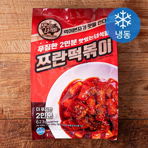 맛있는녀석들 쯔란떡볶이 (냉동), 623g, 1개 부산쿠킹클래스