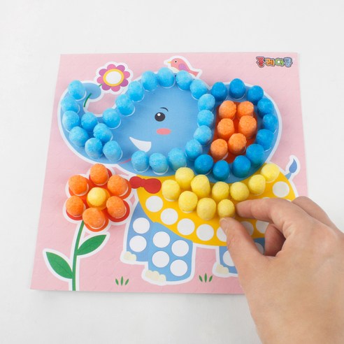 미니 플레이콘 만들기상자 모자이크 세트: 창의력과 학습을 키우는 놀이 도구