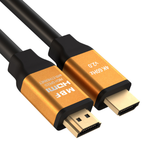 엠비에프 GOLD HDMI 2.0 슬림 단자 케이블 MBF-GSH2200, 20m, 1개