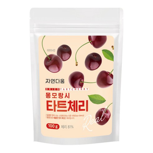 자연다움 몽모랑시 타트체리, 1개, 100g