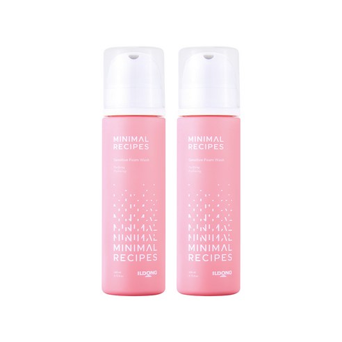 일동제약 미니멀 레시피 프로바이오틱스 센시티브 저자극 폼워시 여성청결제, 2개, 140ml