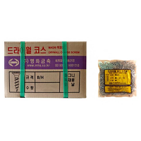 이노공구 목재용 코스나사 델타도금 5.2 x 127 mm 1527, 2000개
