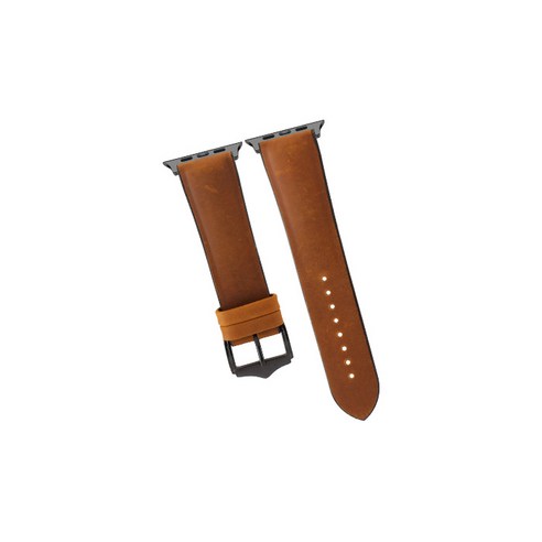 비쉐르 벨벳콩 애플워치 2 레더 밴드 스트랩 (42mm 호환 가능), 브라운, 1개