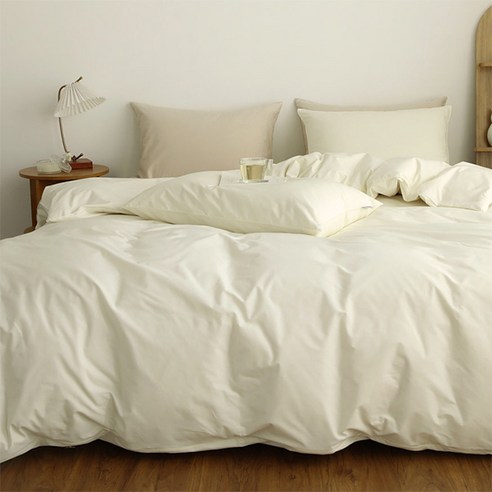 자연이 주는 편안함, 아망떼 코튼벨 광목 홑겹이불커버로 숙면을 경험하세요.