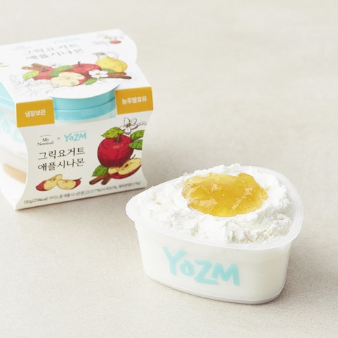 마이노멀 요즘 애플시나몬 그릭요거트, 130g, 1개, 1개입
