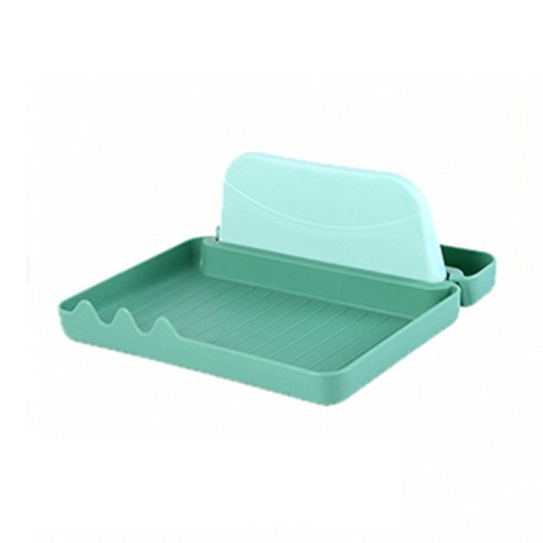 하로아 파스텔톤 주방도구 스탠드 17 x 16 x 7 cm, 그린, 1개