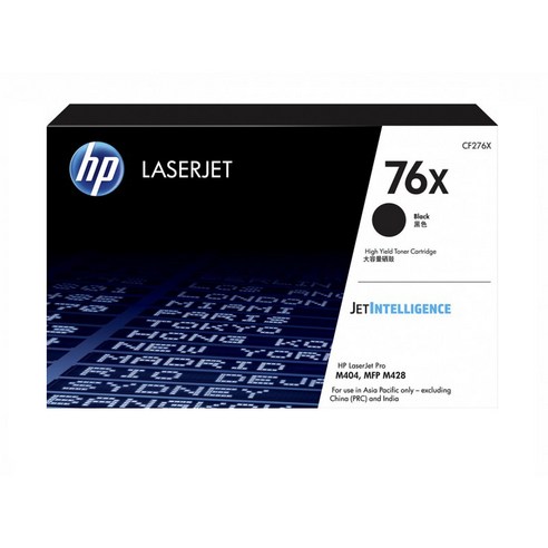 HP 토너 HP NO 76X CF276X 토너 M404N M404DN M404DW, 검정, 1개