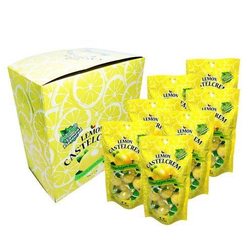레몬 카스텔크렘 캔디, 50g, 7개