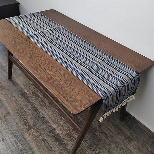 PDS홈 따뜻한 컬러 스트라이프 인테리어 테이블 러너, 50 x 170 cm, 09